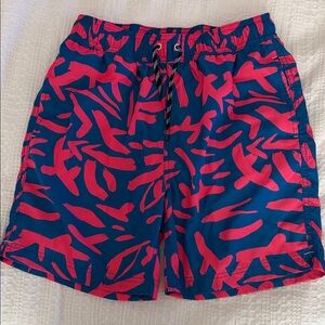 Blue and Pink Crewcuts Swim Shorts
